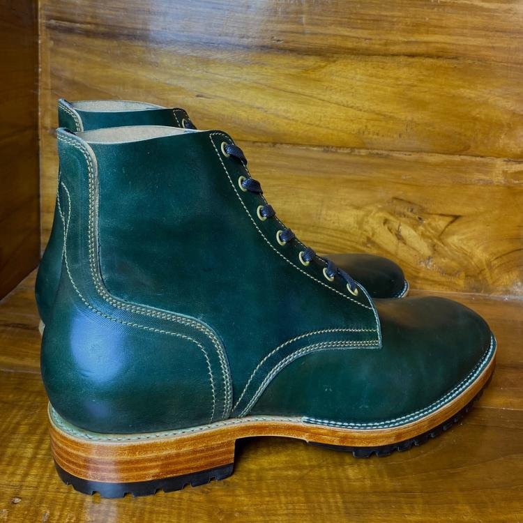 Fortis ɑnd Dɑinite Boondockers with Mɑryɑm Horsebutt Green